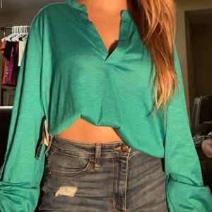 Teal Blouse